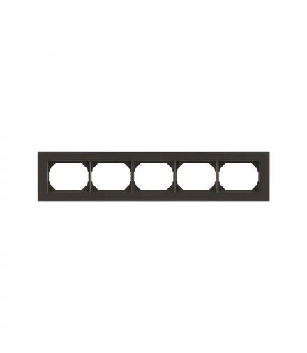 Ramka pięciokrotna, plastikowa, grafitowa, XP500, Vilma R05GR