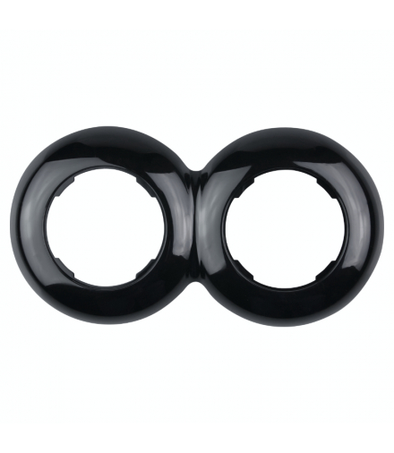 Ramka podwójna, czarna, LOFT LF1202B