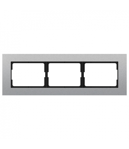 Ramka potrójna, stal, XP500, Vilma R03STEEL