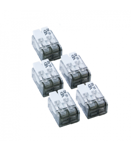 Szybkozłączka instalacyjna linka 2 x 4 mm2, 5 szt. BMSZ02