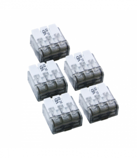 Szybkozłączka instalacyjna linka 3 x 4 mm2, 5 szt. BMSZ03