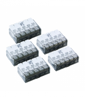 Szybkozłączka instalacyjna linka 5 x 4 mm2, 5 szt. BMSZ05