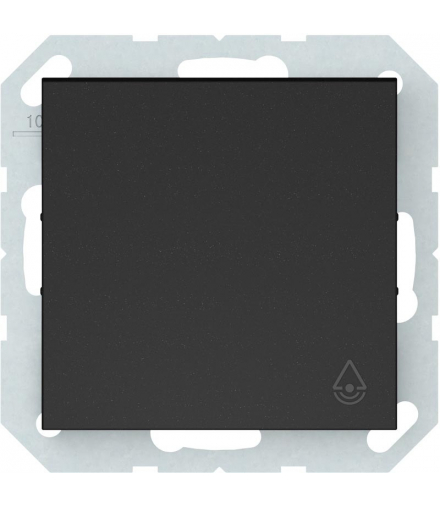 Włącznik dzwonkowy, czarny, QUADRUM, Vilma QR1020B