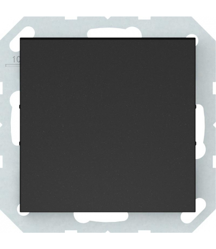 Włącznik krzyżowy, czarny, QUADRUM, Vilma QR1021B