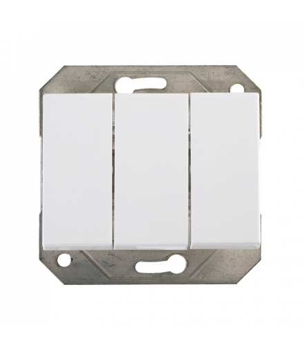 Włącznik potrójny, biały, XP500, Vilma P510-030-02B