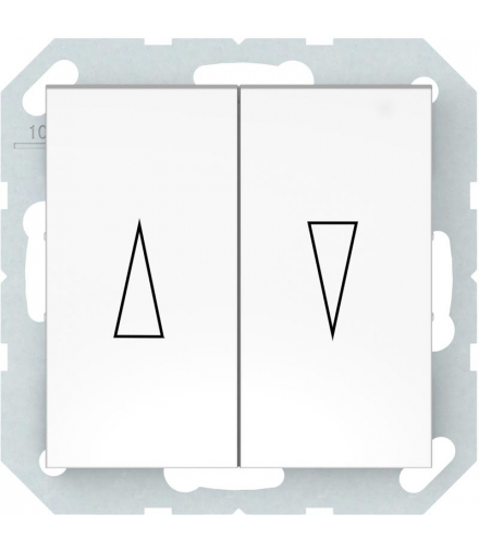 Włącznik żaluzjowy, biały, QUADRUM, Vilma QR1030W