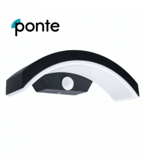 Kinkiet LED zewnętrzny z czujnikiem ruchu, 12 W, 1100 lm, 4000 K, IP65, PONTE GRD107