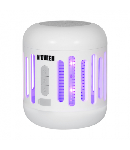 Lampa owadobójcza LED z głośnikiem Bluetooth, 7 W, Noveen IKN863