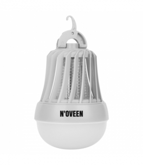 Lampa owadobójcza z żarówką LED, 6 W, bateryjna, IPX4, Noveen IKN823