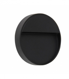 Plafon LED zewnętrzny, IP54, 6 W, 245 lm, 4000 K, okrągły, czarny GRD002