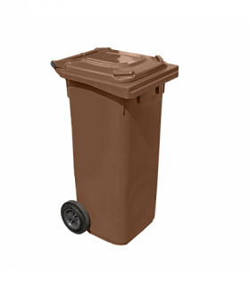 Pojemnik na odpady 120 l, Greenclass, brązowy POJ120GCBR