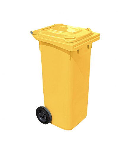 Pojemnik na odpady 120 l, Greenclass, żółty POJ120GCY