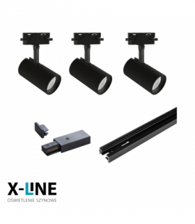 Oświetlenie szynowe X-LINE DPM STR-3XGU10-B