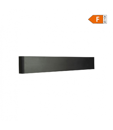 Kinkiet łazienkowy LED, IP44, 24 W, 60 cm, czarny MIL8B60-24W