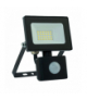 Naświetlacz LED z czujnikiem ruchu, 20 W, 1800 lm, 6500 K, IP65, czarny IESCH 017