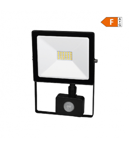 Naświetlacz LED z czujnikiem ruchu, IP65, 20 W, 1400 lm, 4000 K FL27-20W-PIR