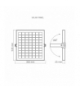 Naświetlacz LED z panelem solarnym i pilotem, 100 W, 2800 lm, 5000 K, VIDEX VLE-FSO-1005