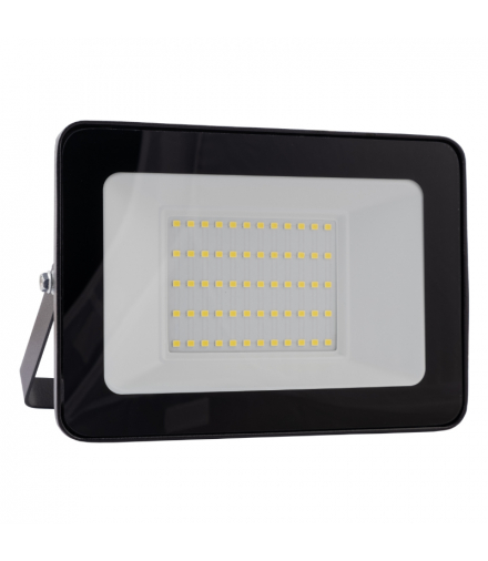 Naświetlacz LED, 50 W, 4500 lm, 6500 K, IP65, czarny IESCH 024