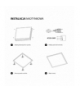 Panel LED 120 x 30 cm, IP20, 27 W, 2700 lm, 4000 K, biały PL12030