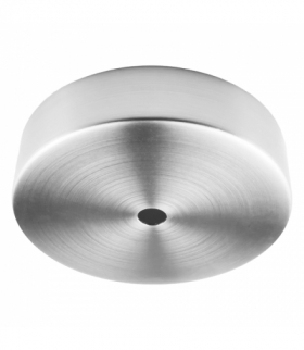 Podsufitka metalowa pojedyncza okrągła, inox LH0705