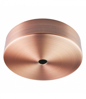 Podsufitka metalowa pojedyncza okrągła, miedź LH0704