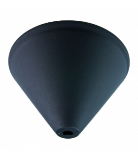 Podsufitka plastikowa stożek, czarna LH0603