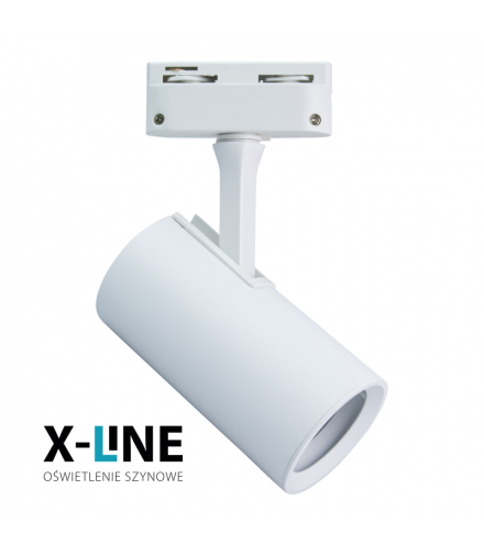 Reflektor szynowy GU10, biały, X-LINE STR-GU10-W