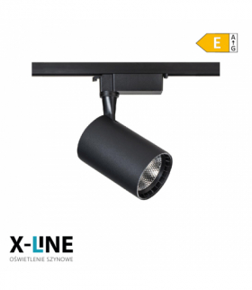 Reflektor szynowy, 20 W, 1600 lm, 4000 K, czarny, X-LINE STR-20W-B