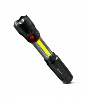 Teleskopowa latarka COB LED, 55+150 lm SP0402