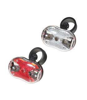 Zestaw lamp rowerowych LED SP-ZH03