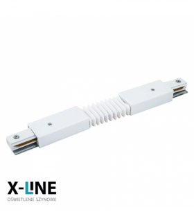 Złączka elastyczna do szyny, biała, X-LINE STCSW