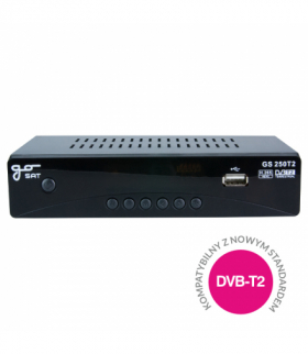 Dekoder DVB-T / DVB-T2 H.265 / HEVC, goSAT GS-50T2