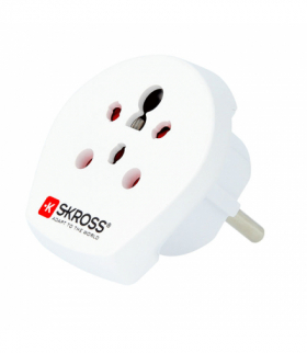 Adapter podróżny PRO Dania/Indie/Izrael do Europa, Skross S1500217E