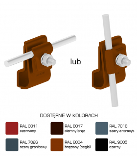 Uchwyt na rynne okapową typ 3 /LA/ TYP AN-06K/LA/