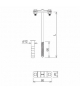 Uchwyt na bednarkę wkręcany L 180mm B-30mm Z-Śr. M12 /OG/ TYP AN-42A/OG/