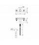 Uchwyt na bednarkę wkręcany L 160mm B-50mm M12 /OG/ TYP AN-58G/OG/