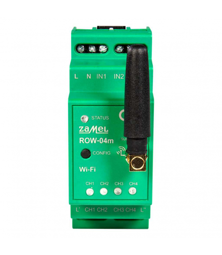 MODUŁOWY 4-KANAŁOWY ODBIORNIK WIFI SUPLA ROW-04M