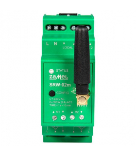 Sterownik rolet wi-fi 2-rolety modułowy SUPLA SRW-02M