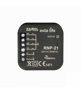 RADIOWY NADAJNIK DOPUSZKOWY 4-KANAŁOWY RNP-21 EXTA LIFE