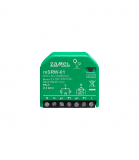 STEROWNIK ROLET WI-FI DOPUSZKOWY W OBUDOWIE MINI mSRW-01