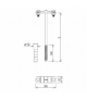Uchwyt na bednarkę wkręcany L 120mm B-30mm Z-Śr. M12 /OH/ TYP AN-40D/OH/