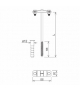 Uchwyt na bednarkę wkręcany L 210mm B-30mm Z-Śr. M12 /OH/ TYP AN-43A/OH/