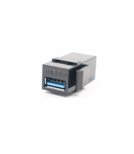 ZŁĄCZE USB 3.0 A/A KEYSTONE CZARNE DIGITEL DG-2973