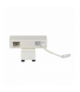 DESK UP LISTWA 4M BIAŁY 2XUTE ŁAD.USB DIGITEL DG-8008