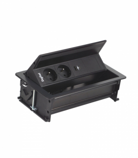 FLIP UP PUSH ZESTAW 4M CZARNY 2XUTE ŁAD.USB DIGITEL DG-8115