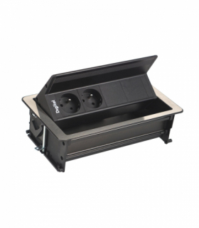 FLIP UP PUSH ZESTAW 4M CZARNY/INOX 2XUTE DIGITEL DG-8107