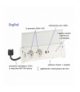 SLIM COVER ZESTAW 4M BIAŁY 2XUTE DIGITEL DG-8101