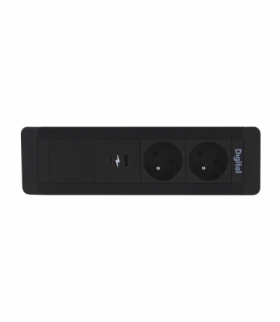 SLIM FRAME ZESTAW 4M CZARNY 2XUTE ŁAD.USB DIGITEL DG-8059