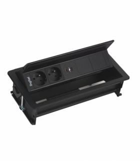 FLIP UP PUSH ZESTAW 5M CZARNY 2XUTE ŁAD.USB DIGITEL DG-8116