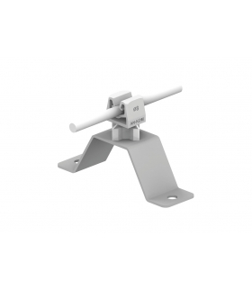 Uchwyt przykręcany H 3,5cm Z-zatrzask /OG/ szary TYP AN-11WN/OG/S